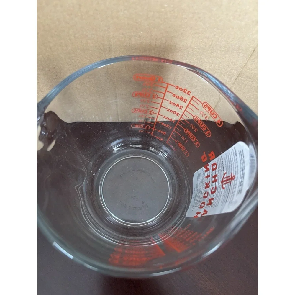 ANCHOR HOCKING 4-Cup, 32oz, 1 Liter MEASURING CUP - Heavy Glass, Microwave Safe